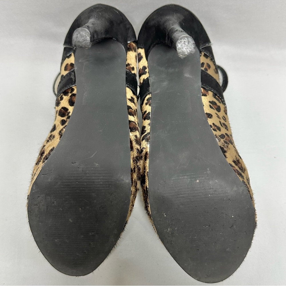 Colin Stuart Leopard Print Platform Heels Mary Jane Stiletto Pumps‎ Women’s 10 - Picture 8 of 11